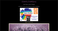 Desktop Screenshot of clarescreations.co.uk